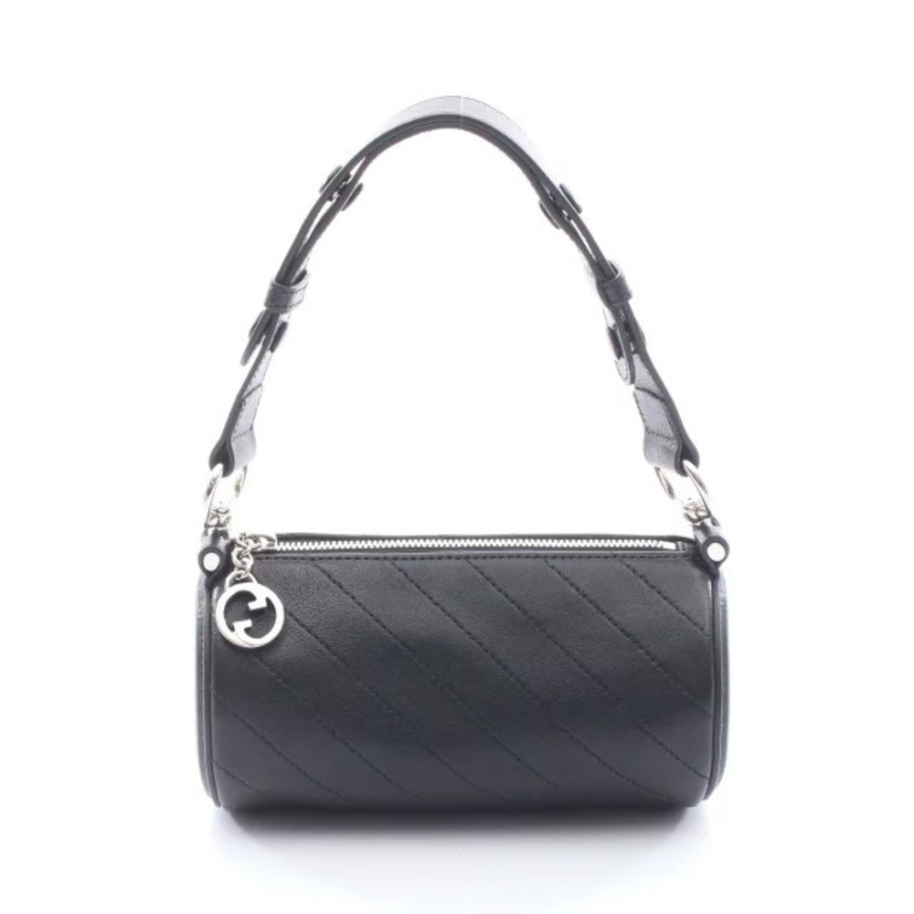 Gucci Blondie Leather Shoulder Bag Black